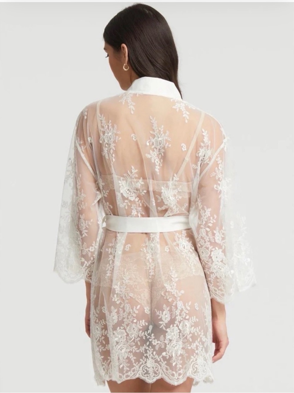 Rya Collection Darling Lace Cover Up Robe - Picture 2 of 5